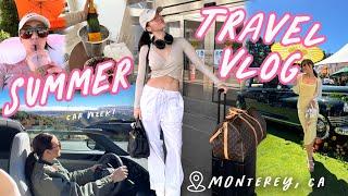 Summer Vacation Travel Vlog + Going to Monterey Car Week with Porsche!!