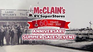 McClain's RV 60th Anniversary Summer Sales Event  Day 1