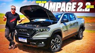 Nova RAM Rampage 2025 - GANHOU MOTOR 2.2 DIESEL COM 200 cv E VERSÃO POR R$ 230 MIL! SAIBA TUDO AQUI!