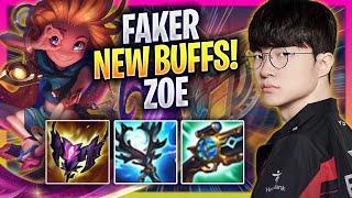 FAKER TRIES ZOE WITH NEW BUFFS! - T1 Faker Plays Zoe MID vs Yone! | Season 2025