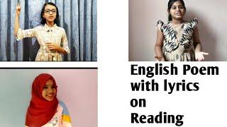 English Poem On Reading //  Raiha, Faiha & Nuha. Mount Hira English school, pattambi.