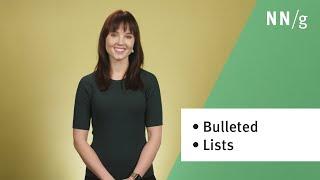 4 Tips for Bulleted Lists in Digital Content