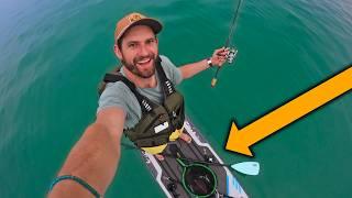 ULTRALIGHT FISHING A Deep Clear Lake From My Paddle Board!