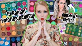 RANKING ALL 19 OF MY NOMAD COSMETICS PALETTES 2024 | Steff's Beauty Stash