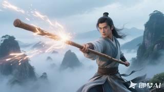 Boy finds magic stick - gains martial arts powers!