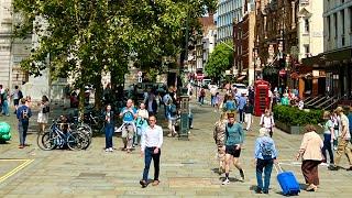 Walking in busy London streets [4K] | Shepherd Bush • Hammersmith | July 2024