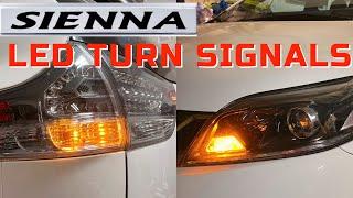 How to Upgrade LED Turn Signals 2011-2020 Toyota Sienna SE | Swagger Wagon