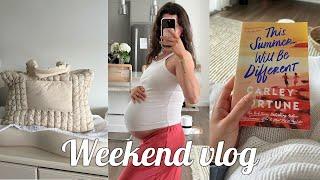 VLOG: cozy saturday morning, chatting, what's in my hospital bag, glowy summer makeup & date night