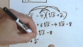 Multiplying Radical Expressions 5-5