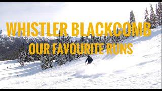 Whistler Blackcomb | BEST groomed runs (with trail map) #intermediate #whistlerblackcomb