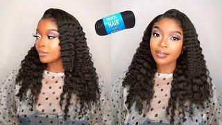 Would You Believe It's BRAZILIAN WOOL Crochet Wavy Hairstyle Using Brazilian Wool