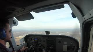 Shawn Wagner's first airplane solo at Sporty's Academy