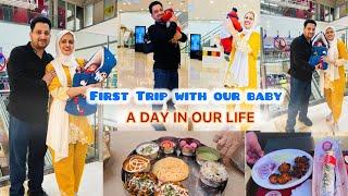 First Road trip with our baby | Largest Mall of India | Mummy Dubai se wapis agai 