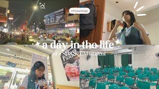 a day in the life of a shs stem student | saturday class, review at the cafè ️