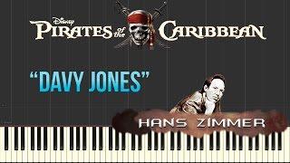 Hans Zimmer - Pirates Of The Caribbean - Davy Jones (Piano Tutorial Synthesia)