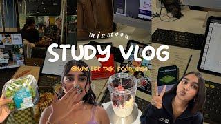 Study vlog | I’m back! Preparing for uni, GRWM, Give yourself grace and time, Korean study planner