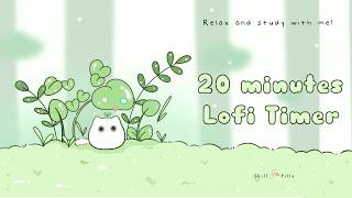 20 minutes - Relax & study with me Lofi | Spirit kitty forest #timer #20minute  #20minutes #lofi