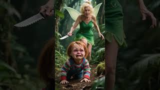 princess vs Chucky #chucky #princess #disney #ai #funny #fun #movie