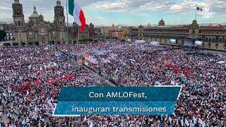 Morena lanza “La 4TV, el medio de la esperanza” y transmite el AMLOFest