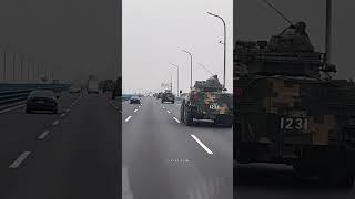 高速路上的解放军车队#PLA#jiangxi#military#army