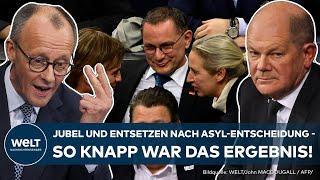 BUNDESTAG: Merz setzt sich durch - Parlament nimmt Antrag zur Verschärfung der Asylpolitik an