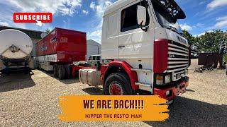 ‘WE ARE BACK’ first instalment of the @the_digger_girl Scania 143 Restoration