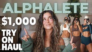 $1,000 Alphalete Try On Haul | 80% OFF BLACK FRIDAY SALE