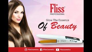 How to curls your hair with straightener at home? Fliss 2in1 Straightener Benefits/Uses Demo: