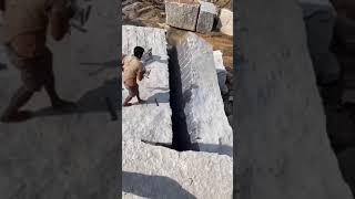 How is stone broken ,pathar kaise toda jata hai ,pathar todne ka tarika, pathar tut gaya