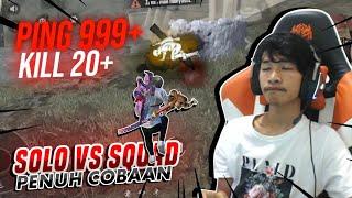 KONTEN PENUH COBAAN!! SOLO VS SQUAD KILL 20