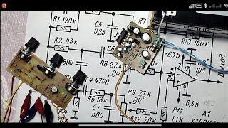 Регулятор тембра по старой схеме СССР . К140УД1Б в главной роли.