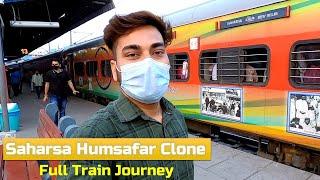 02564 Saharsa Humsafar Clone Special Full Train Journey | New Delhi To Saharsa | Journey With Manish