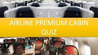 Premium Airline Cabin Challenge: Guess the Interior and Win the Quiz!