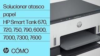 Solucionar atasco papel | HP Smart Tank 670, 720, 750, 790, 6000, 7000, 7300, 7600 | HP Support