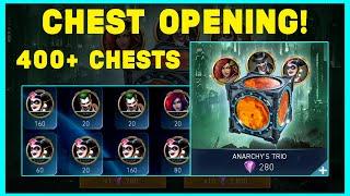Anarchy Trio Chest Opening 400+ Chests Injustice 2 Mobile Best League Of Anarchy Chest