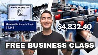 How To Get MAXIMUM Value From AMEX Points | How To Book Business Class Flights With AMEX Points FREE