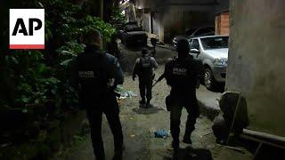 Brazil police launch a mega operation in Rio de Janeiro against organized crime