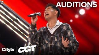 He Nails It! | Jordon Ho's Voice Captivates The Audience | Auditions | Canada's Got Talent 2024