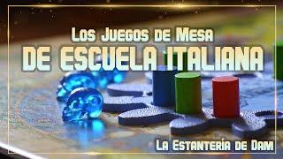 Juegos de Mesa de la ESCUELA ITALIANA - La Estantería de Dam #14 | Mis 100 Juegos de Mesa FAVORITOS