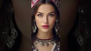 Serbian Splendor      Beautiful Serbian Ethnic Woman Cultural Portrait by Global Facescapes