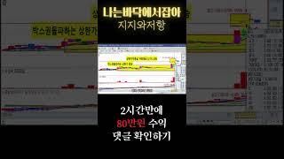 2시간만에 80만원 수익(시선AI) #나는바닥에서잡아 #상한가매매 #단타매매