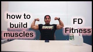 FG fitness | How to build muscles - اول فيديو بالعربى: كيفية بناء العضلات