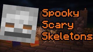 Spooky Scary Skeletons but every line of the song is a Minecraft SCENE