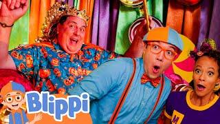 Blippi and Meekah's Trick-or-Treat Halloween Adventure |  Blippi | Challenges and Games for Kids