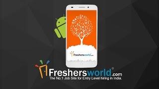 Freshersworld Jobs Search Android App - Functionality ,Uses