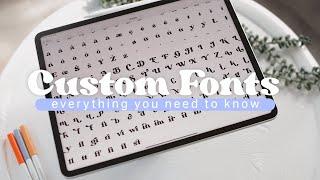 ️ Custom Fonts on iPad - Everything you need to know !