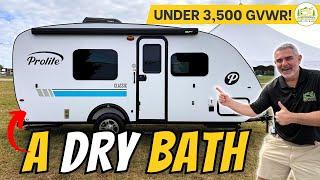 3 Small Camper Trailers with Bathrooms Under 3,500 lbs