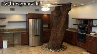 r/Zillowgonewild | kitchen tree has seen it all.