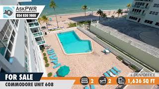 Fort Lauderdale Oceanfront Condo for Sale at The Commodore - 3430 Galt Ocean Dr