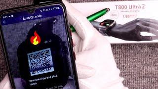 How To Smart Watch T800 Ultra 2 QR Code Scan